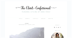 Desktop Screenshot of closet-confessional.com